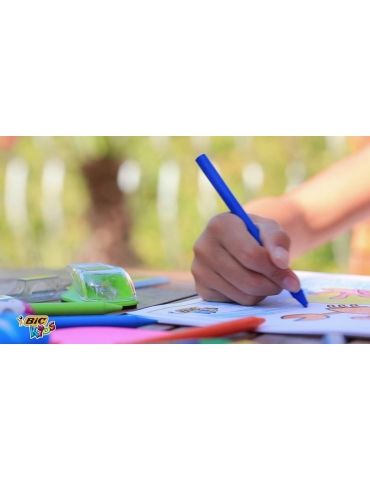 Pastelli Colorati Bic Kids Plastidecor Confezione 12 Colori