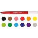 Pennarelli Colorati Carioca Jumbo Lavabili Confezione 12 Colori