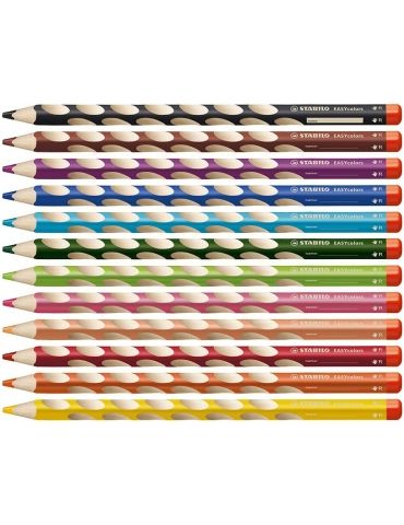 Matite Colorate Stabilo Easy Start per Destrimani Confezione 12 Colori