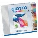 Colori F.I.L.A. Giotto Supermina 24 pz. scatola metallo 236800 - Mega 1941