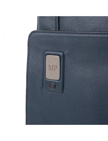 Cartella Piquadro Akron 2 Manici Blu