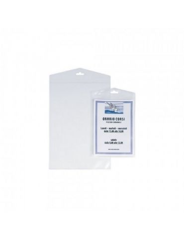 Busta Trasparente Appendicartelli Sei Rota 22x30