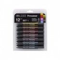 Promarker Winsor & Newton 2 Punte Set 12 Colori