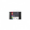 Brushmarker 2 Punte Winsor & Newton Mid Tones Set 6 Colori