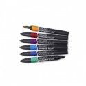 Brushmarker 2 Punte Winsor & Newton Rich Tones Set 6 Colori