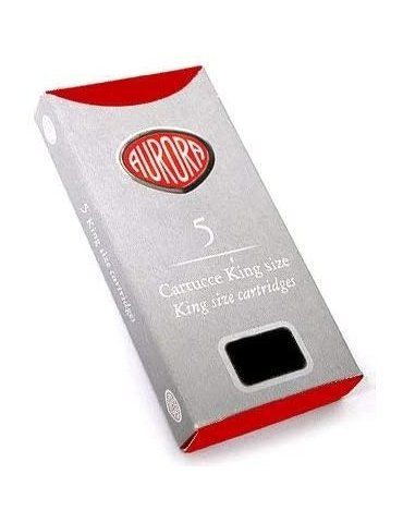 Cartucce per stilografica AURORA King Size blu cf.5     