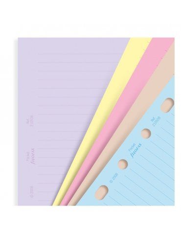 Fogli a righe colorati Pocket