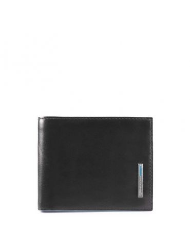 PIQUADRO Portafoglio uomo con portamonete, porta carte di c Blue Square
