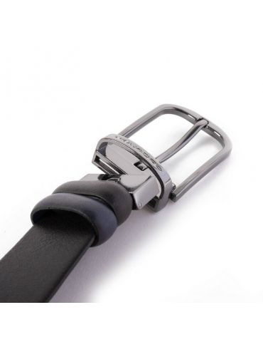 Cintura Uomo Piquadro Black Square Reversibile