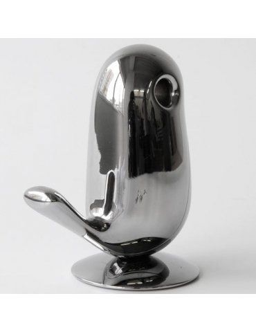 Portafermagli magnetico in zama cromata Chip - ALESSI