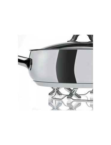 Sottopentola in zama cromata Tripod - ALESSI