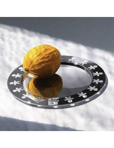 Vassoio rotondo in acciaio inossidabile Girotondo - ALESSI