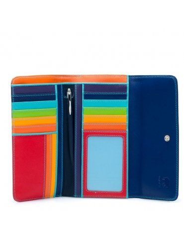 Portafoglio MyWalit a tre ante con zip Black Pace