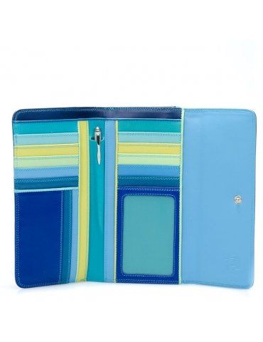 Portafoglio MyWalit a tre ante con zip Seascape