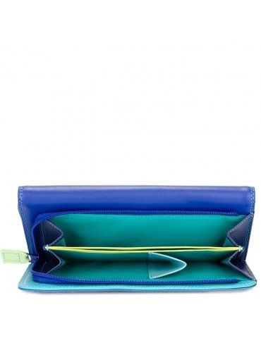 Portafoglio MyWalit a tre ante con zip Seascape
