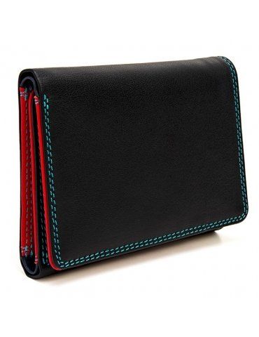 Portafoglio da Uomo MyWalit a Tre Ante in pelle Black Pace