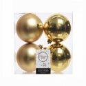 Palline di natale Decoris Season - Light Gold - 100 mm