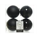 Palline di natale Decoris Season - Alpine black- 100 mm