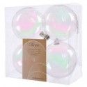 Palline di natale Decoris Season - Transparent - 100 mm