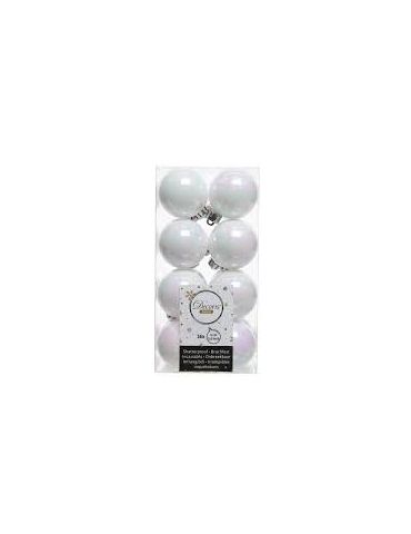 Palline di natale Decoris Season - White Iris - 40 mm