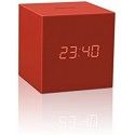 Orologio Gingko - Gravity Cube Click Clock Red