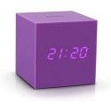 Orologio Gingko - Gravity Cube Click Clock Purple