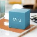 Orologio Gingko - Gravity Cube Click Clock Teal