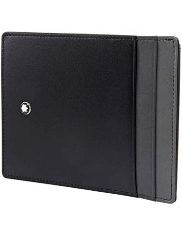 Custodia Portacarte Montblanc Meisterstück 4 Scomparti Grigio