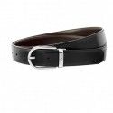 Cintura Montblanc Meisterstuck nera/marrone reversibile