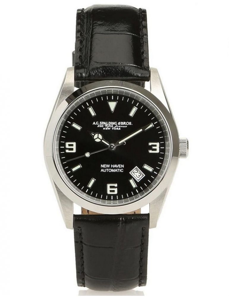 Orologio Spalding \u0026 Bros New Haven Nero | Sconti e Saldi fino al 30%