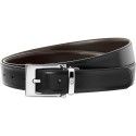 Cintura Montblanc in Pelle Reversibile colore Nero/Marrone