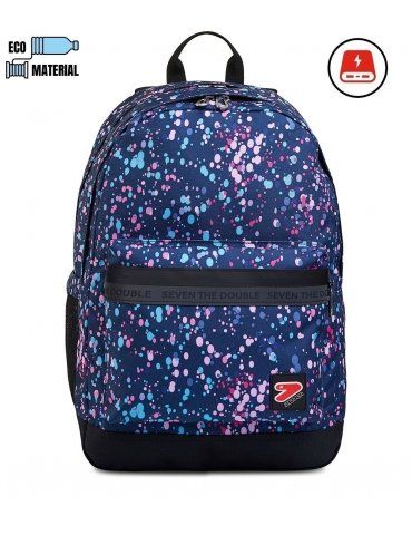 Zaino Scuola Seven Pro XXL Blue Deep| Sconti e Saldi Outlet