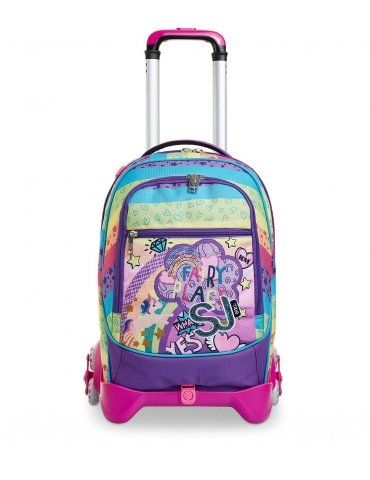 Zaini Scuola Seven Trolley Multicolor Girl | Sconti e Saldi Outlet