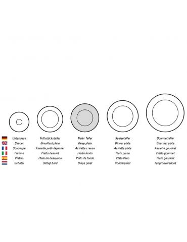 Piatto fondo 25cm Villeroy & Boch Artesano Nature Beige