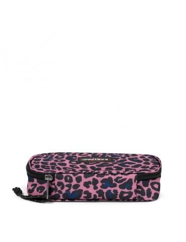 Oval Single Astuccio, 22 cm, Safari Leopard