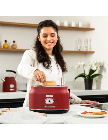 Tostapane Retrò Westinghouse per 2 fette Rosso