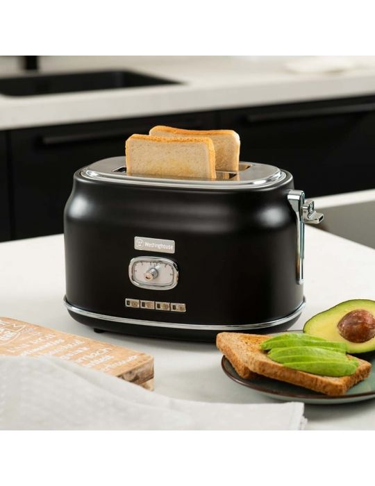 Tostapane Retrò Westinghouse per 2 fette Nero