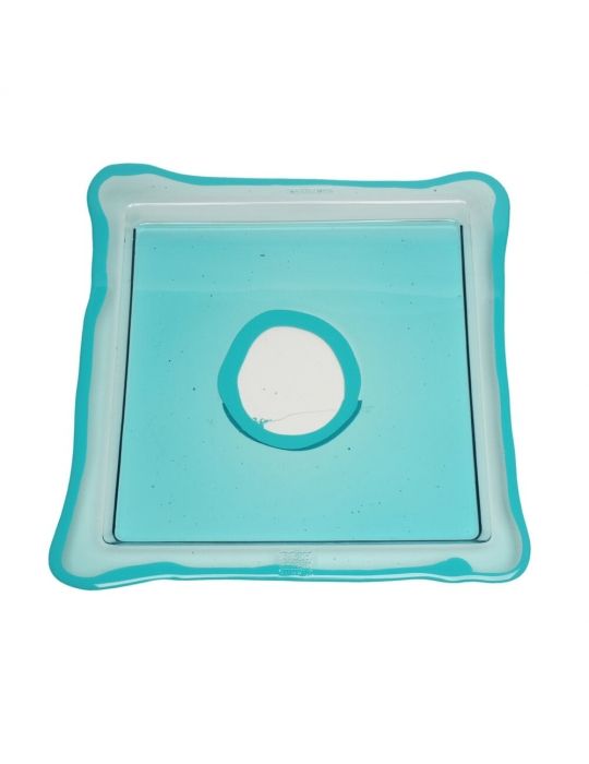 Vassoio Try Quadrato - Clear Aqua, Matt Turquoise