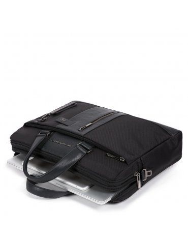 Cartella a due manici porta PC e porta iPad® in Brief Nera