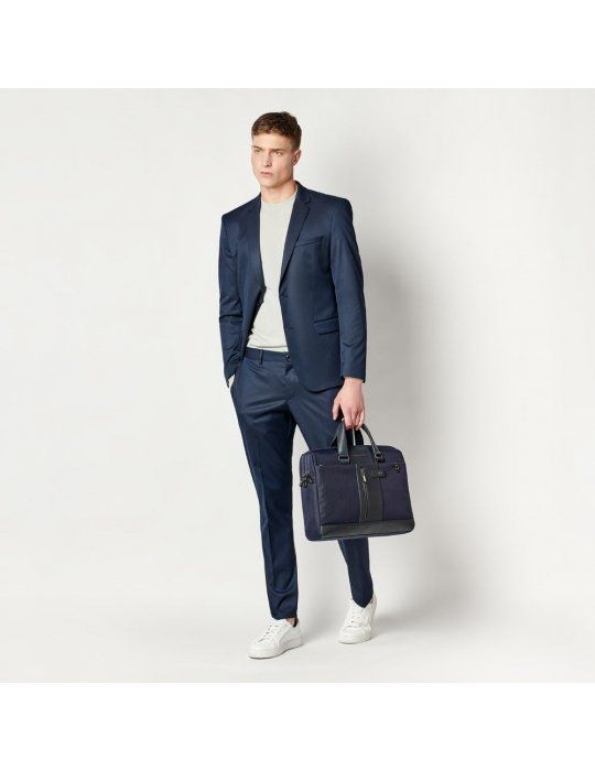 Cartella a due manici porta PC e porta iPad® in Brief Nera