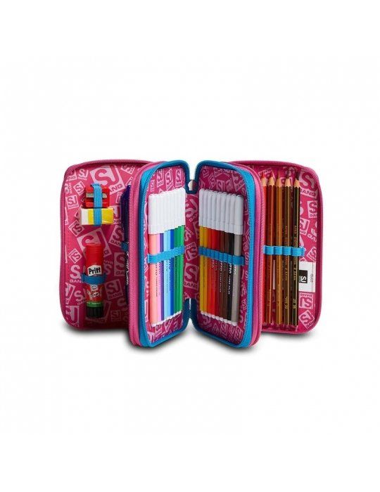 Astuccio Scuola 3 zip Seven - CUTELED GIRL