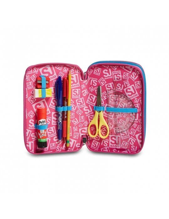 Astuccio Scuola 3 zip Seven - CUTELED GIRL