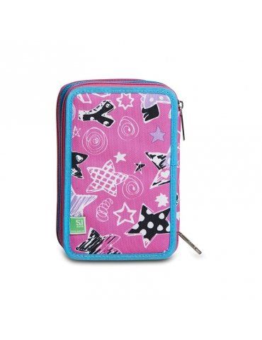 Astuccio Scuola 3 zip Seven - CUTELED GIRL