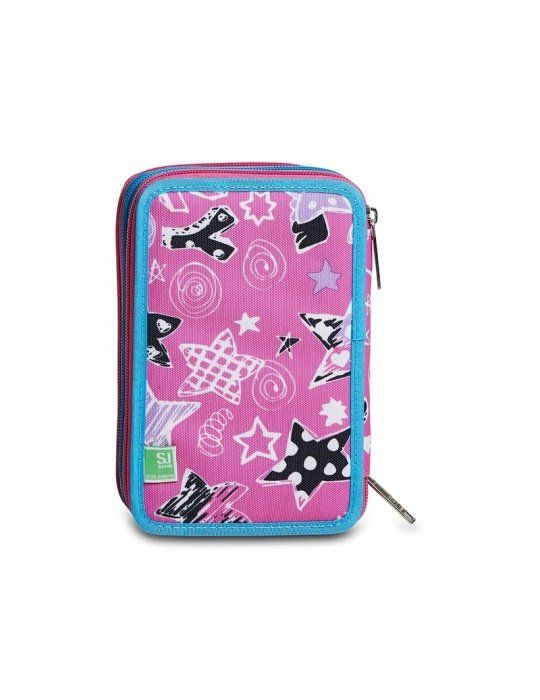 Astuccio Scuola 3 zip Seven - CUTELED GIRL