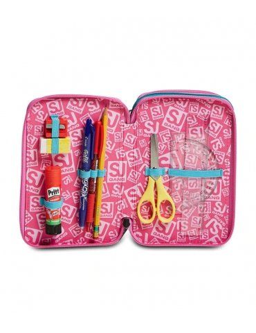 Astuccio Scuola 3 zip Seven SJ - COLORBOW GIRL