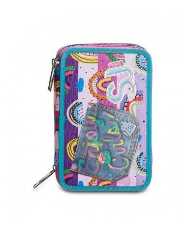 Astuccio Scuola 3 zip Seven SJ - COLORBOW GIRL