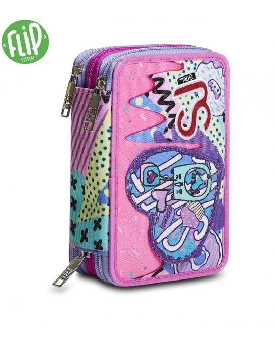Astuccio Scuola 3 zip Seven SJ - HAVE FUN GIRL