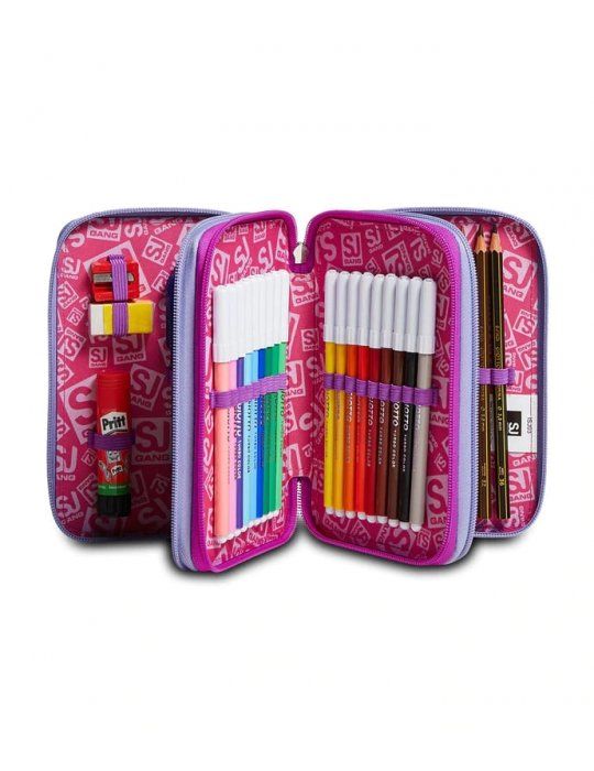 Astuccio Scuola 3 zip Seven SJ - HAVE FUN GIRL