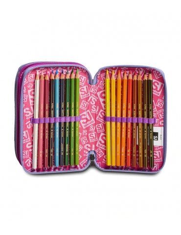 Astuccio Scuola 3 zip Seven SJ - HAVE FUN GIRL