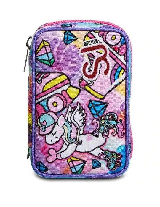 Astuccio Scuola Speed Case Seven SJ - ROLLERSKATE GIRL